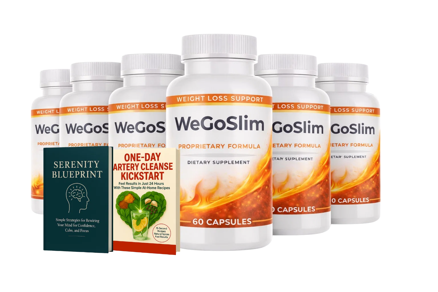 WeGoSlim 6 bottle+ebooks