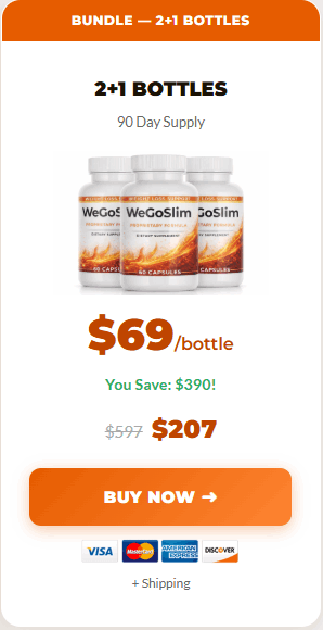 WeGoSlim 3-Bottles Offer